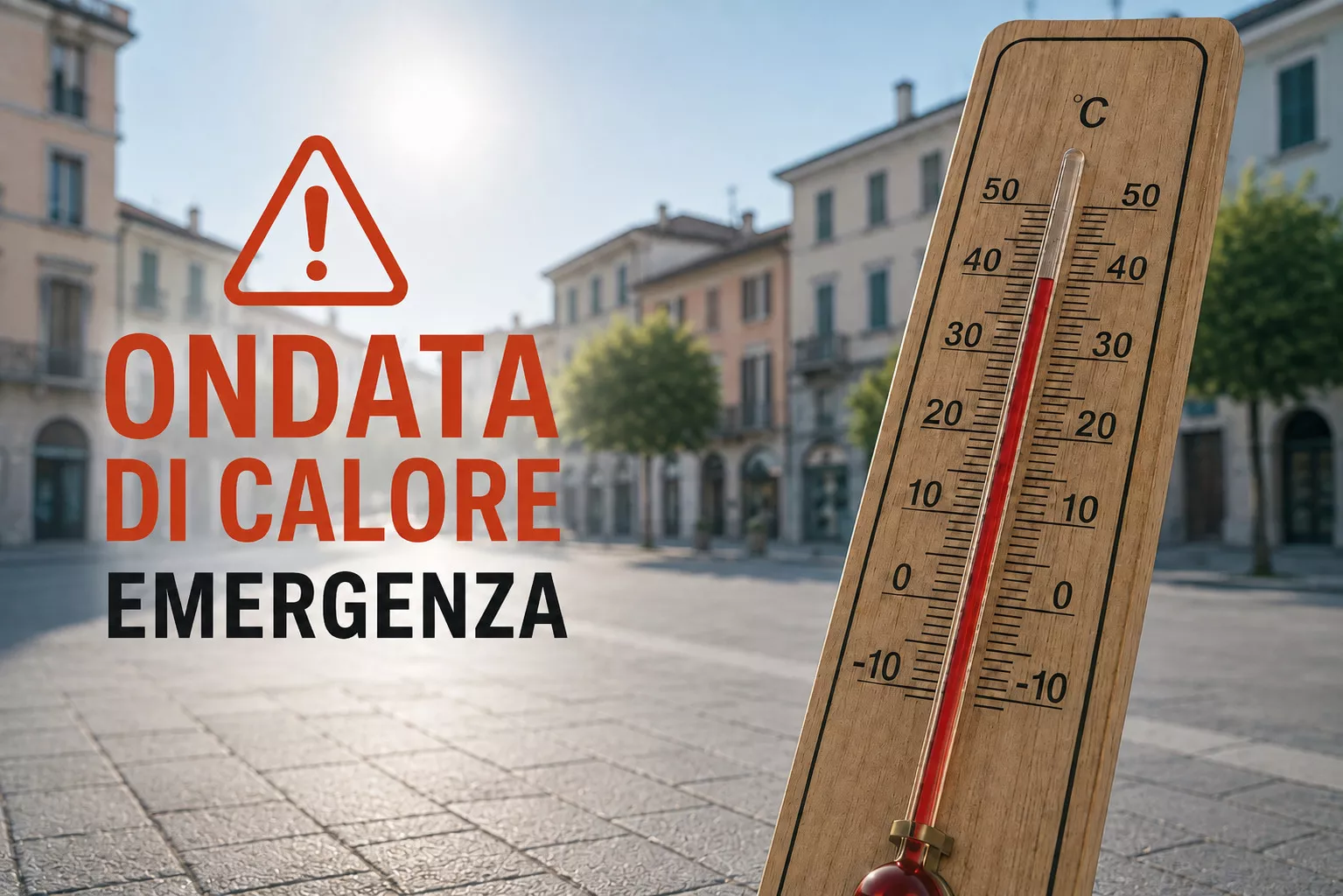 Avviso alla Cittadinanza – Ondata di calore e aumento del pericolo di incendi